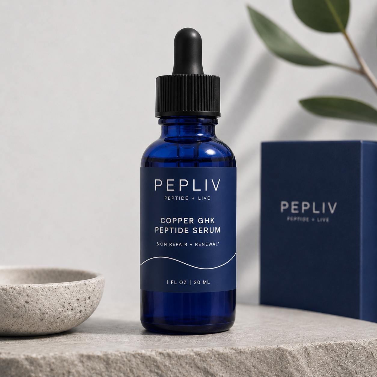 PEPLIV Copper-GHK Peptide Serum 1%
